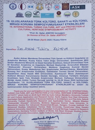 Əlyazmalar İnstitutunun əməkdaşı Şimali Kiprdə keçirilmiş be...